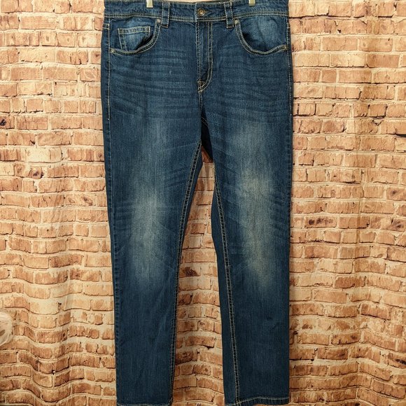 T.K. Axel Athletic Fit Jeans Size 36x34 EUC - Picture 1 of 16